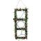Fraser Hill Farm -  33-in. Christmas Christmas JOY Door Hanging with Berries and Pinecones on Grapevine Frame
