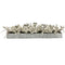 Fraser Hill Farm -  42-inch 5-Candle Holder Holiday Centerpiece with White Berries in Wooden Box