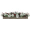 Fraser Hill Farm -  42-inch 5-Candle Holder Holiday Centerpiece with Frosted Pine Branches, Red Berries and Pinecones in Rustic, Wooden Box