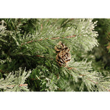 Fraser Hill Farm -  6.5 Ft. Buffalo Fir Slim Artificial Christmas Tree with Smart String Lighting