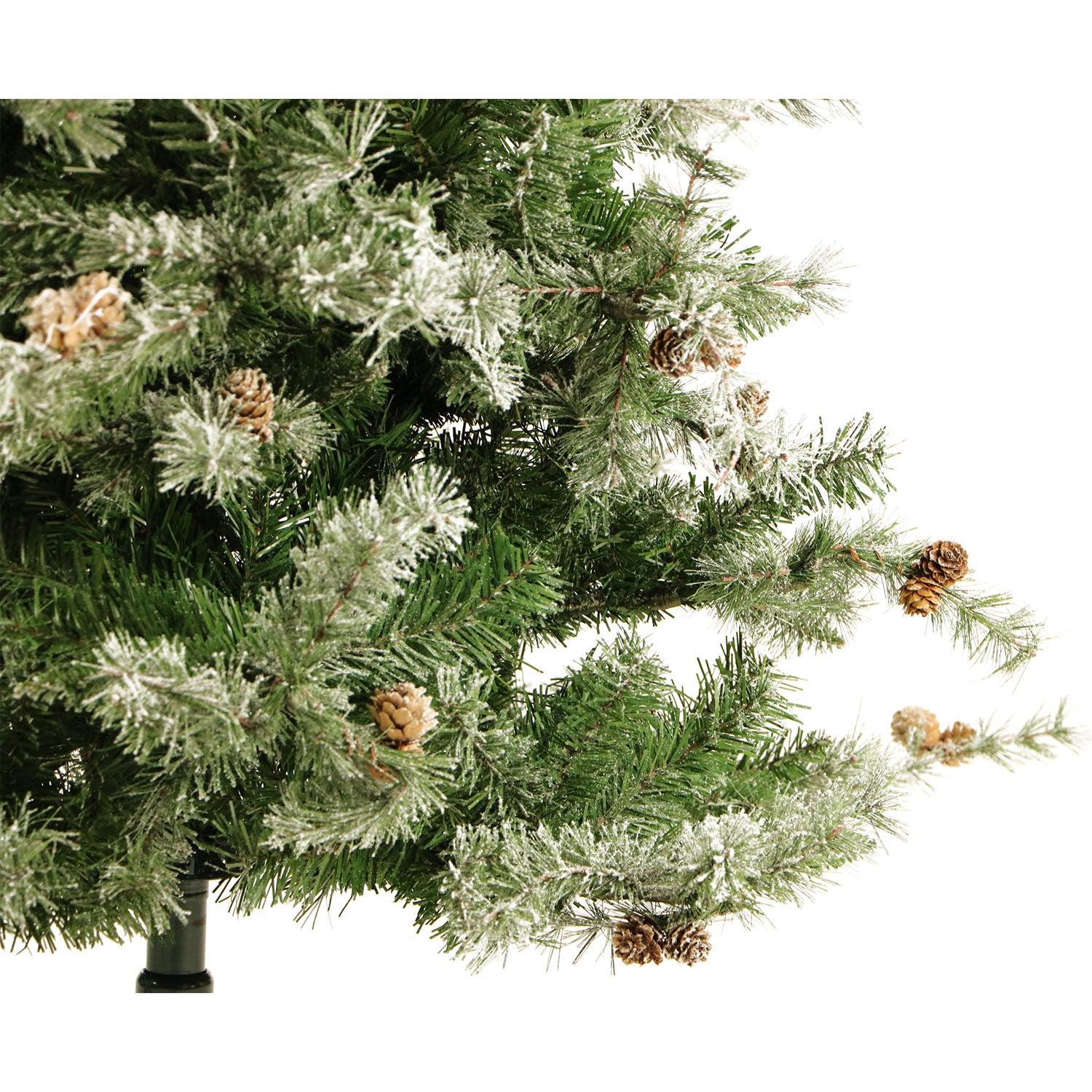 Fraser Hill Farm -  9 Ft. Buffalo Fir Slim Artificial Christmas Tree with Multi-Color LED String Lighting