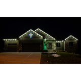 Fraser Hill Farm -  Christmas Giant Outdoor LED Lights, 4-Ft. Bethlehem Star in Pure White/Gold (51-inchH x 36-inchW)