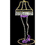 Fraser Hill Farm -  52-inchH x 21-inchW Leg Lamp LED Lights, Large Outdoor Christmas Decoration