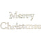 Fraser Hill Farm -  Christmas Giant Outdoor LED Lights, 2-Piece Merry Christmas Sign in Warm White