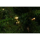 Fraser Hill Farm -  7.5-Ft. Canyon Pine Christmas Tree with Warm White LED Lighting