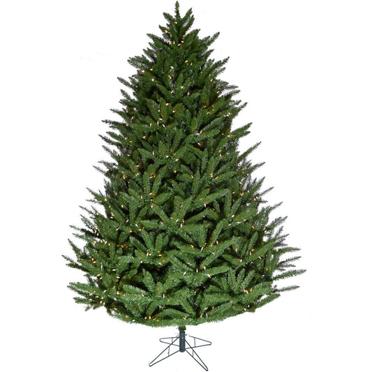 Fraser Hill Farm -  9-ft. Centerville Pine Christmas Tree with Clear Smart String Lighting and EZ Connect