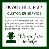 Fraser Hill Farm -  Indoor or Outdoor 7-Ft. Green Fiber Optic Prelit Christmas Tree with Festive LED Dancing Lights