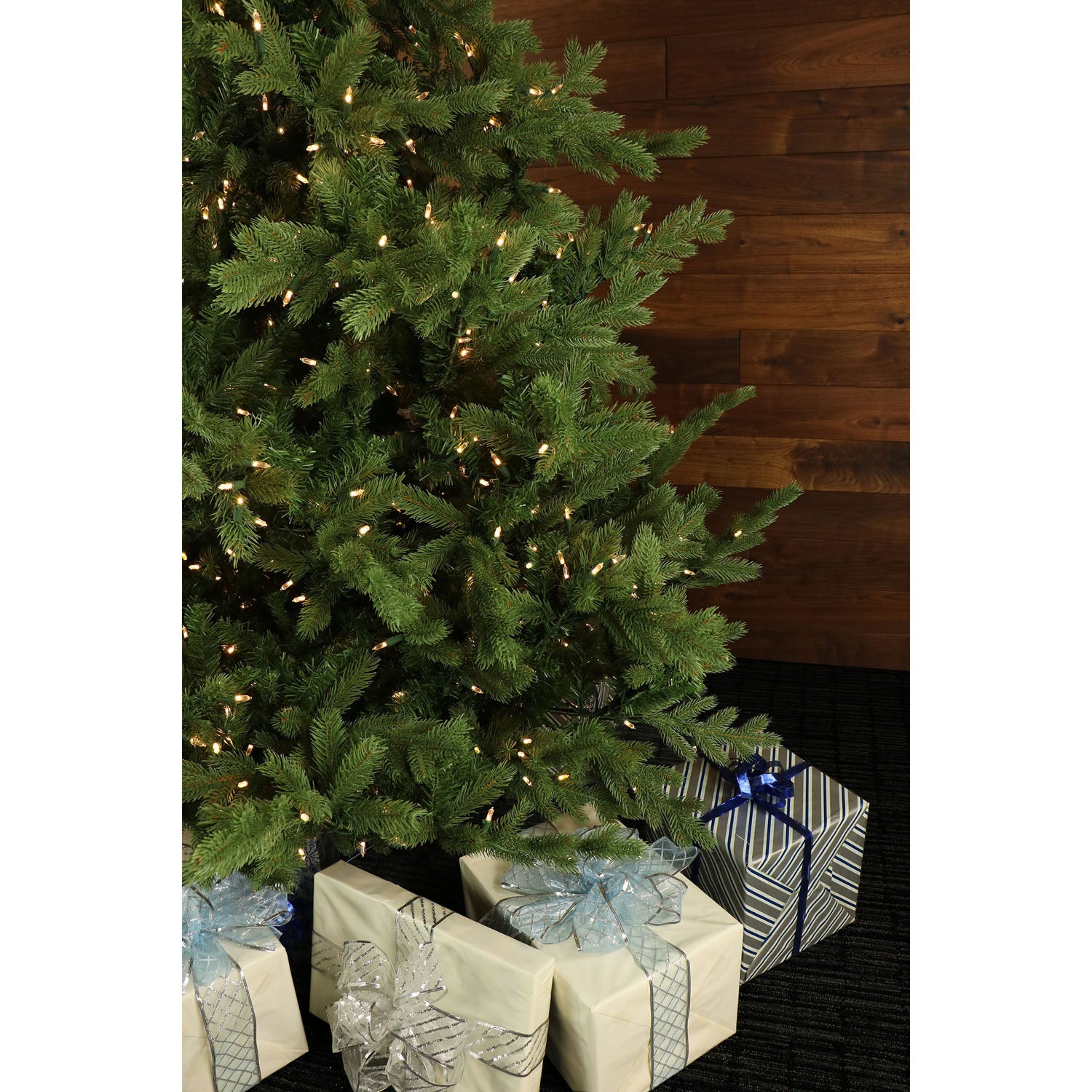Fraser Hill Farm -  12.0-Ft. Foxtail Pine with Clear Smart Lights and EZ Connect
