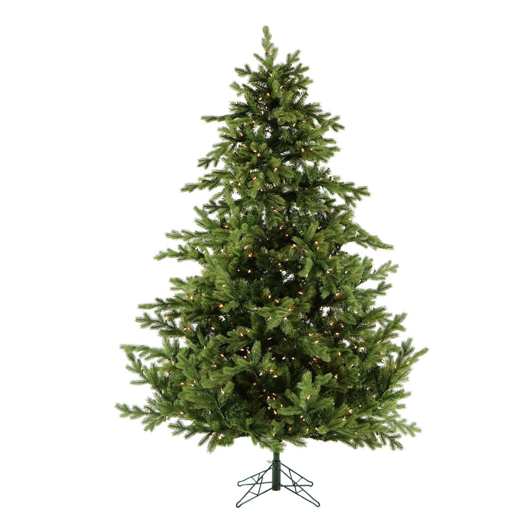 Fraser Hill Farm -  6.5-Ft. Foxtail Pine Christmas Tree with Warm White LED Lights