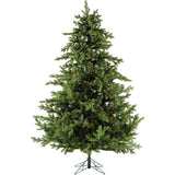 Fraser Hill Farm -  6.5-Ft. Foxtail Pine Christmas Tree with Multi-Color LED String Lighting
