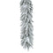 Fraser Hill Farm -  9-Ft. Icy Frost Snow Flocked Garland