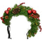 Fraser Hill Farm -  25-inch Joyful Mailbox Cover Decoration with Pinecones, Berries, and Ornaments