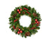 Fraser Hill Farm -  24-In. Joyful Wreath Door or Wall Hanging with Pinecones, Berries, and Ornaments