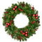 Fraser Hill Farm -  30-In. Joyful Wreath Door or Wall Hanging with Pinecones, Berries, and Ornaments