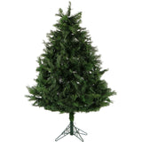 Fraser Hill Farm -  5-Ft. Northern Cedar Teardrop Christmas Tree with EZ Connect Warm White LED Lighting