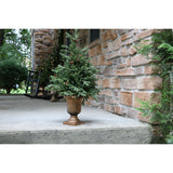 Fraser Hill Farm -  3-Ft. Noble Fir Artificial Tree with Metallic Urn Base