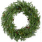 Fraser Hill Farm -  36-In. Norway Pine Artificial Holiday Wreath with Multi-Colored Battery-Operated LED String Lights