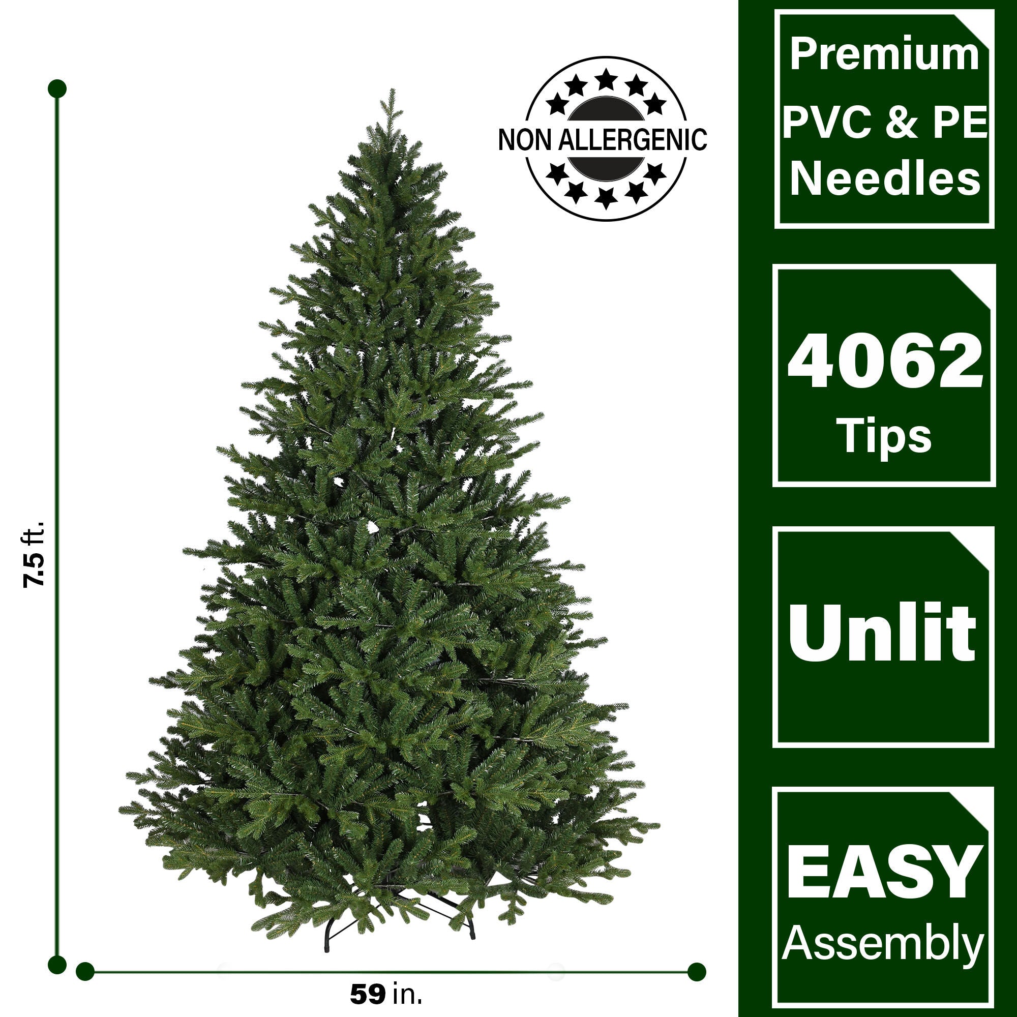 Fraser Hill Farm -  7.5-Ft. Oregon Pine Christmas Tree