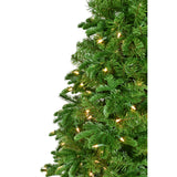 Fraser Hill Farm -  4.5-Ft. Porch Tree in Reindeer Pot with Warm White LED Lights