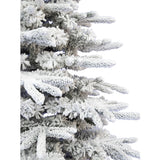 Fraser Hill Farm -  7.5-Ft. Flocked Pine Valley Christmas Tree