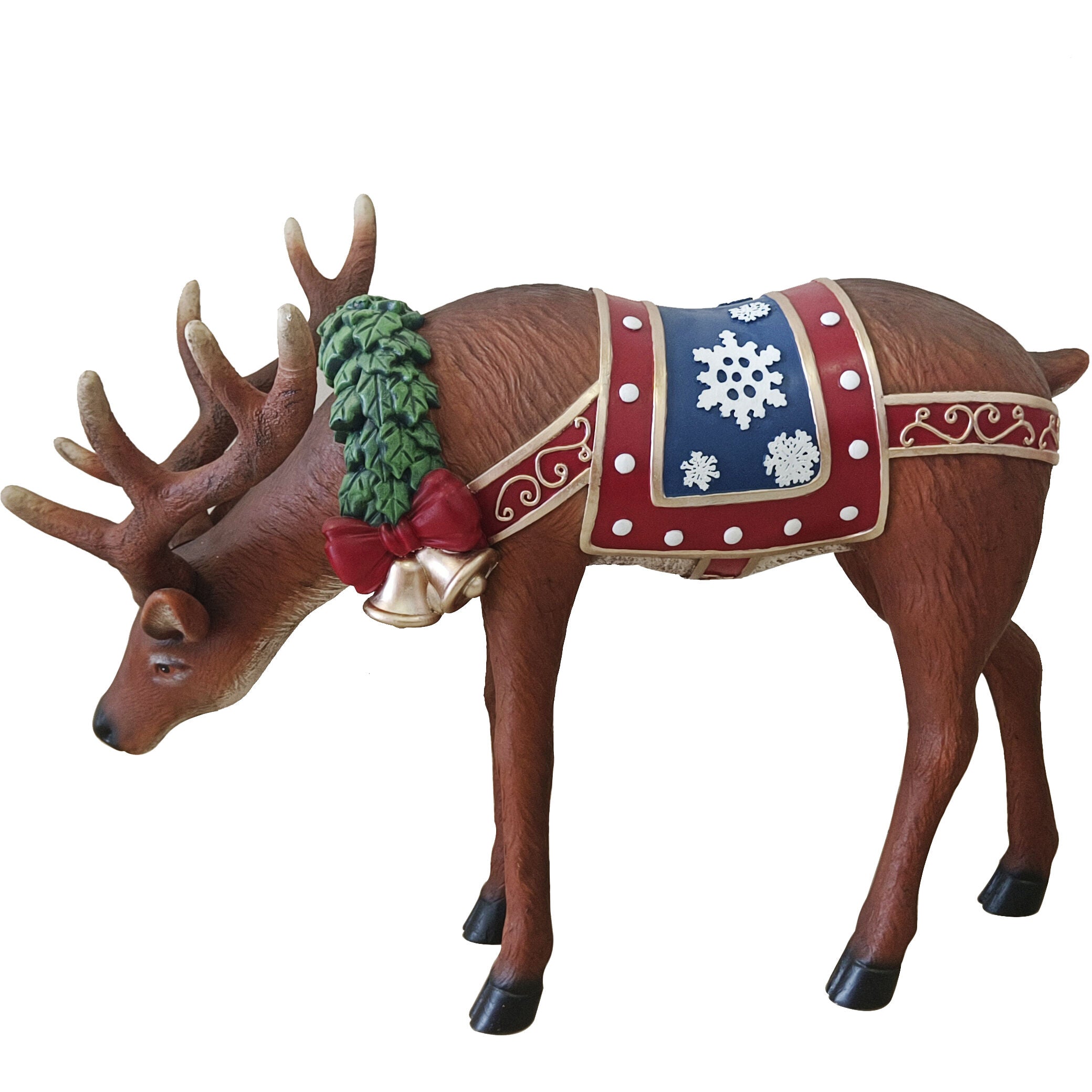 Fraser Hill Farm - 30-inch Fiberglass Reindeer Figurine