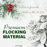 Fraser Hill Farm -  3-Ft. Snowy Downswept Tree with Clear Lights