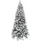 Fraser Hill Farm -  7.5-Ft. Flocked Silverton Fir Christmas Tree