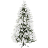 Fraser Hill Farm -  12-Ft. Flocked Snowy Pine Christmas Tree