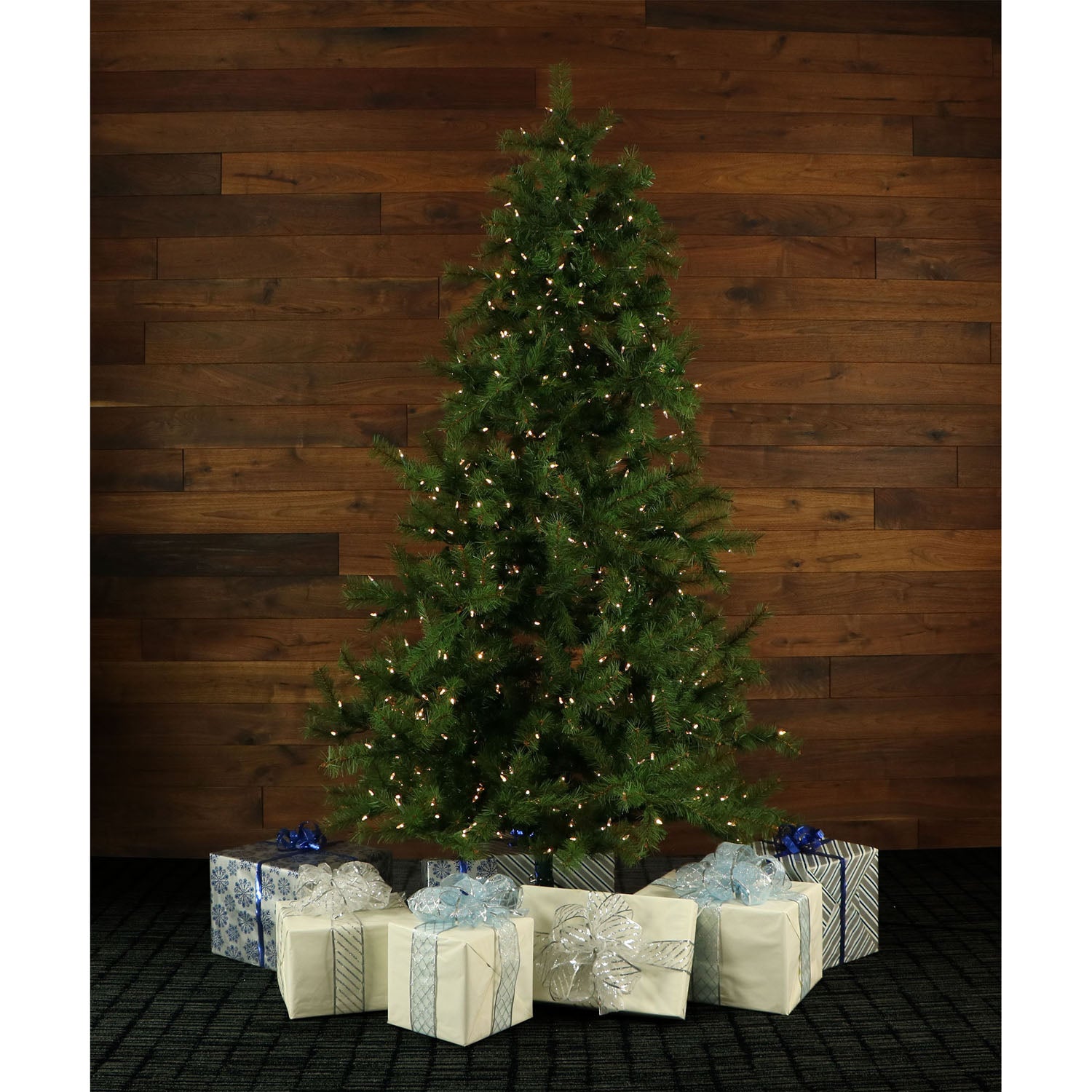 Fraser Hill Farm -  6.5-Ft. Southern Peace Pine Christmas Tree with Smart String Lighting