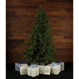 Fraser Hill Farm -  6.5-Ft. Southern Peace Pine Christmas Tree with Multi-Color LED String Lighting