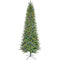 Fraser Hill Farm -  7.5-Ft. Winter Falls Slim-Silhouette Christmas Tree with 8-Function Multi-Color LED Lighting, Music, and EZ Connect
