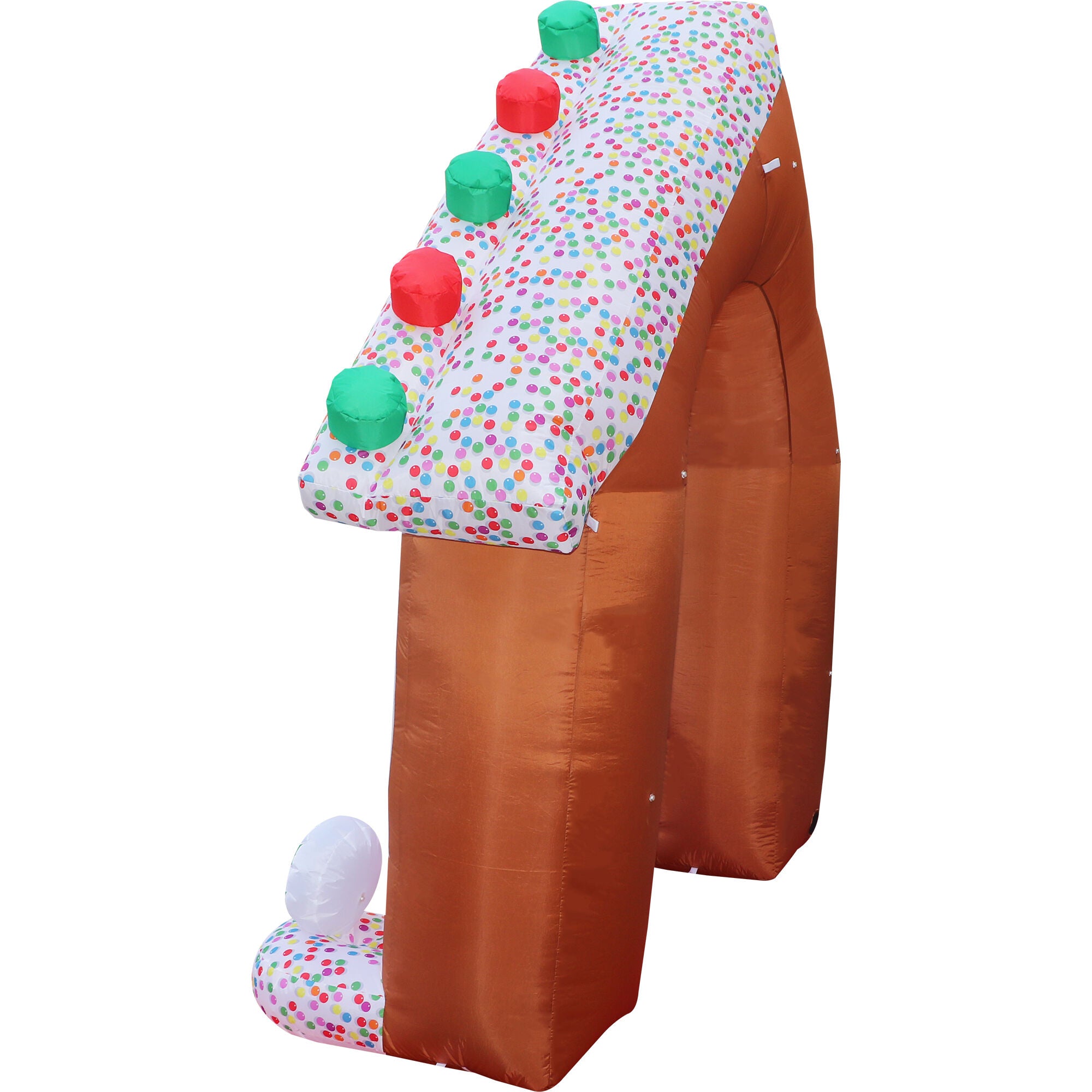 Fraser Hill Farm - 8-Ft. Tall Prelit Gingerbread Arch Inflatable