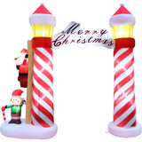 Fraser Hill Farm - 9-Ft. Tall Prelit Lighthouse Arch Inflatable