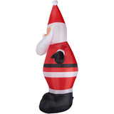 Fraser Hill Farm -  12-Ft. Tall Traditional Santa Claus, Outdoor Blow-Up Christmas Inflatable with Lights and Storage Bag