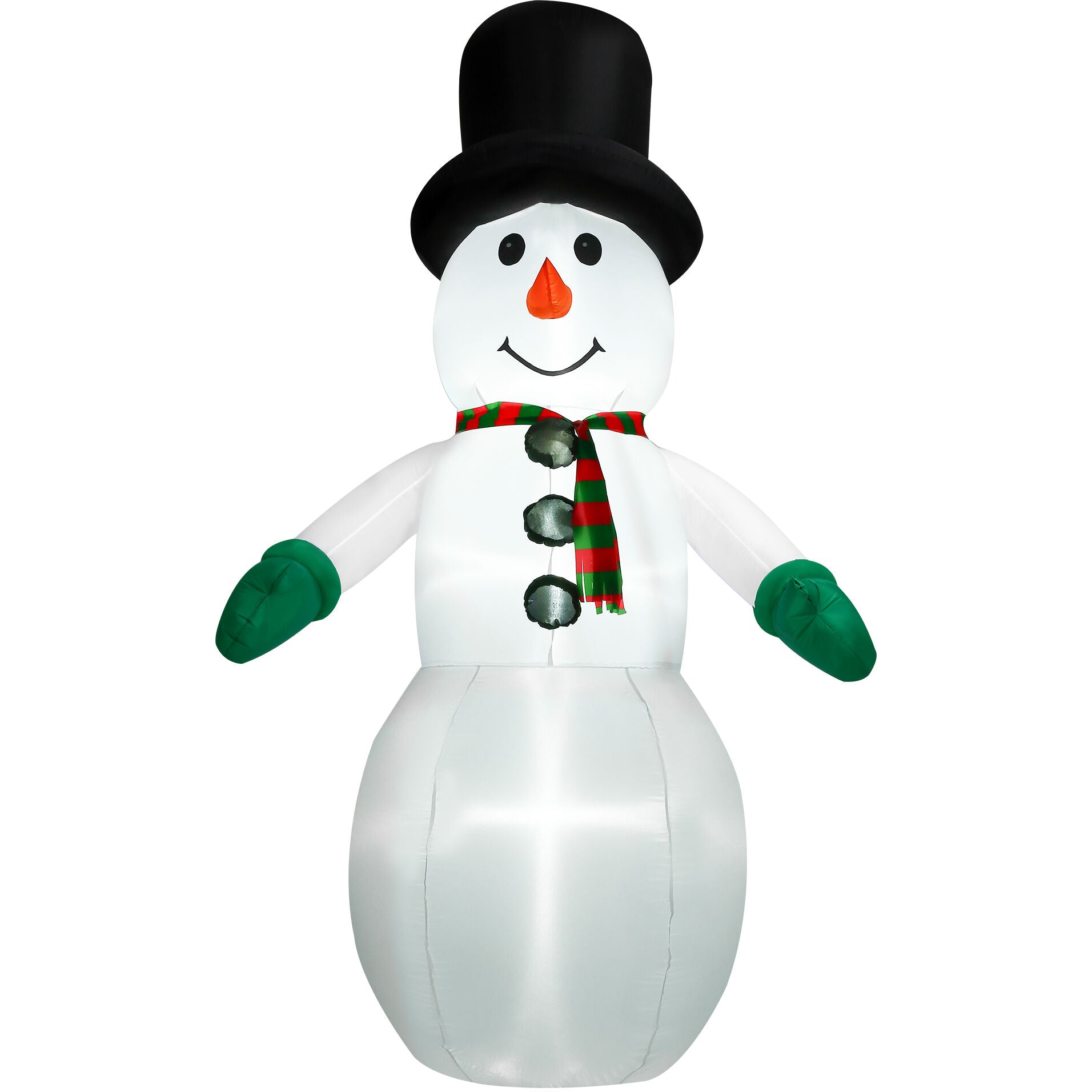 Fraser Hill Farm -  10-Ft. Pre-Lit Inflatable Snowman