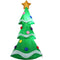 Fraser Hill Farm - 2-Ft. Tall Prelit Tabletop Christmas Tree Inflatable