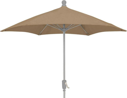 Fiberbuilt Table Umbrellas Beige Fiberbuilt 7.5' Terrace Umbrella w/ Crank Lift