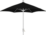 Fiberbuilt Table Umbrellas Black Fiberbuilt 7.5' Patio Umbrella w/ Crank Lift
