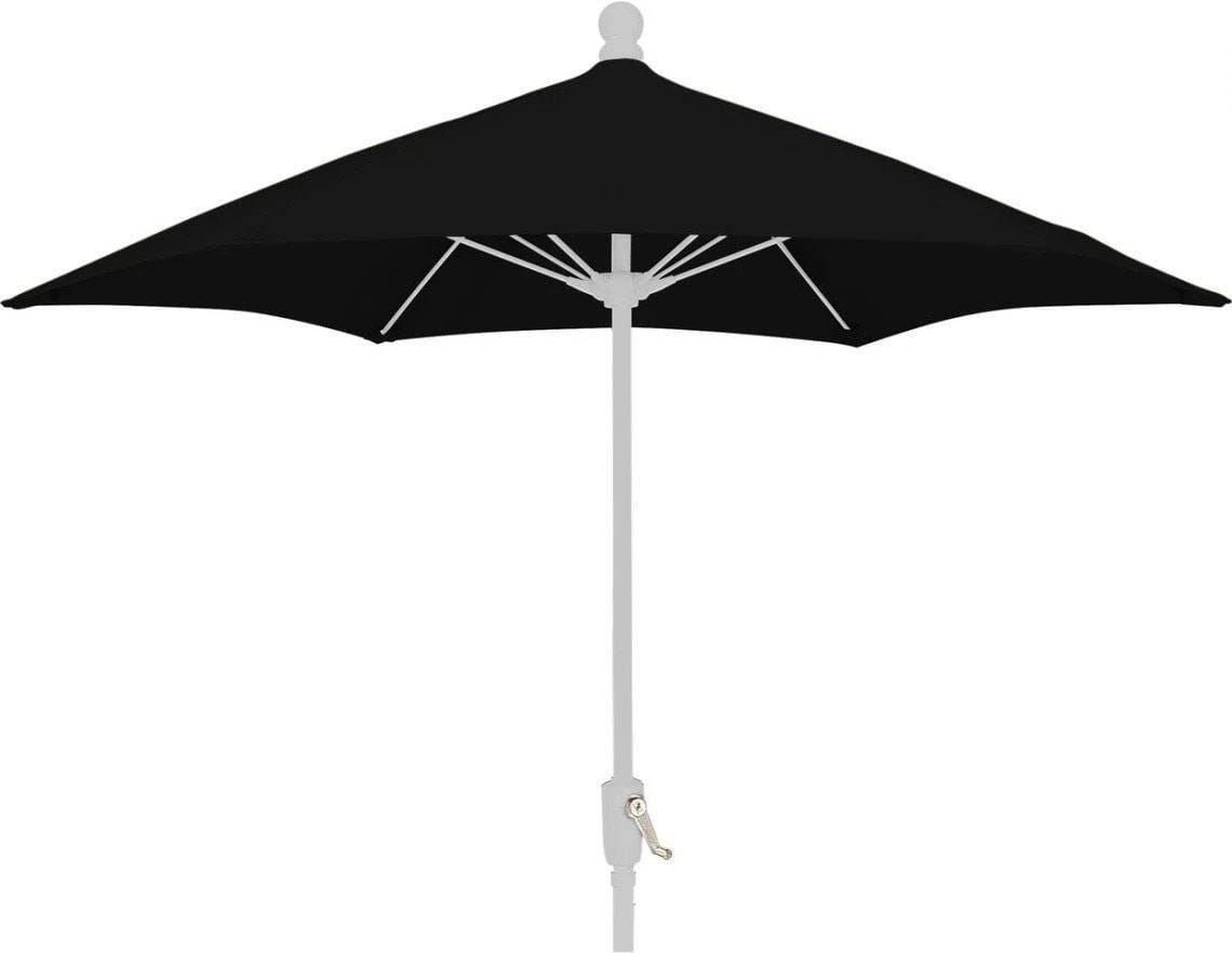 Fiberbuilt Table Umbrellas Black Fiberbuilt 7.5' Patio Umbrella w/ Crank Lift
