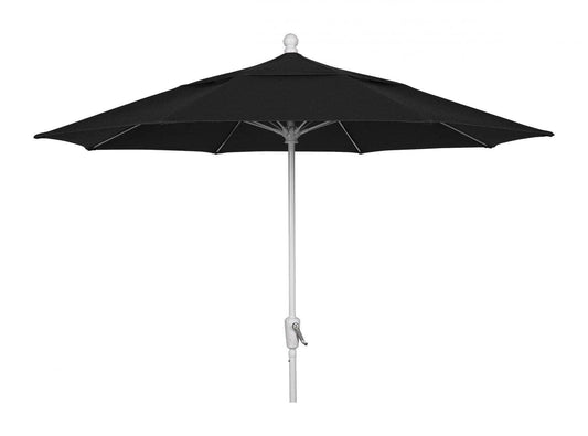 Fiberbuilt Table Umbrellas Black Fiberbuilt 9' Terrace Umbrella w/ Crank Lift