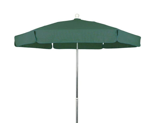 Fiberbuilt Table Umbrellas Forest Green Fiberbuilt 7.5' Garden Umbrella w/ Crank Lift