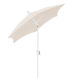 Fiberbuilt Table Umbrellas Natural FiberBuilt 7.5 Ft. Aluminum Market Patio Umbrella W/ Crank Lift & Tilt