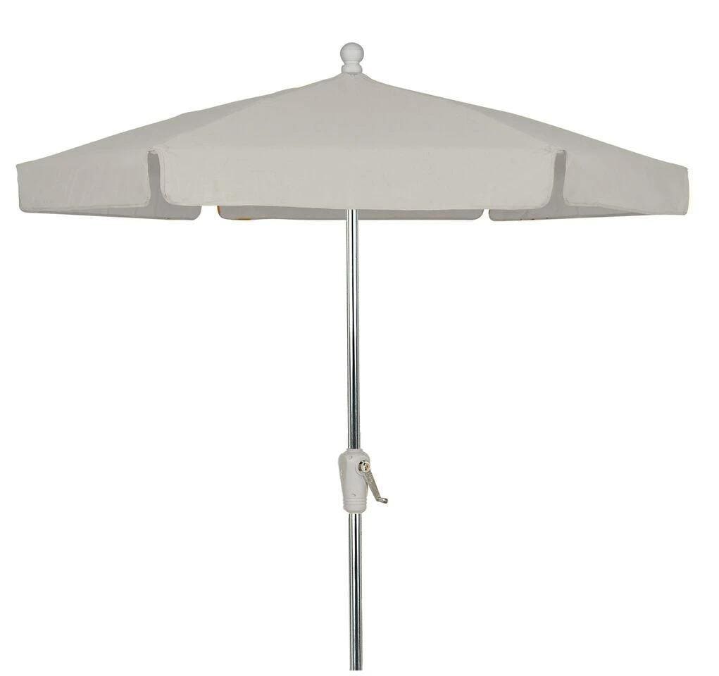 Fiberbuilt Table Umbrellas Natural Fiberbuilt 7.5' Garden Umbrella w/ Push-Up Lift