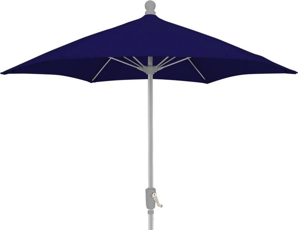 Fiberbuilt Table Umbrellas Navy Blue Fiberbuilt 7.5' Patio Umbrella w/ Crank Lift and Tilt