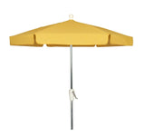Fiberbuilt Table Umbrellas Yellow Fiberbuilt 7.5' Garden Umbrella w/ Crank Lift