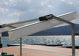 FIM Umbrella Umbrellas Flexy 10x14 Freestanding Dual-Post Umbrella