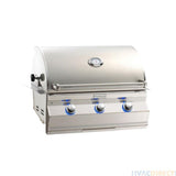 Fire Magic Gas Grill Aurora Gas Grill Head Only with Analog Thermometer, 30" x 18" Cooking Area (540 sq. in.) - NG