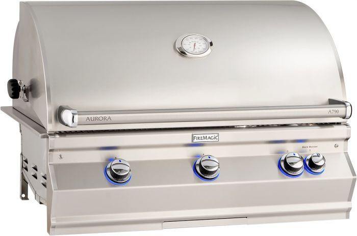 Fire Magic Gas Grill Aurora Gas Grill Head Only with Analog Thermometer, 36" x 22" Cooking Area (792 sq. in.) - LP