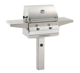 Fire Magic Gas Grill Aurora In-Ground Post Mount Grill, 24" x 18" Cooking Area (432 sq. in.) - NG
