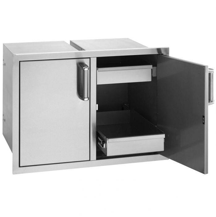 Fire Magic Kitchen Accessories 21" h x 30-1/2" w x 20-1/2" d Double Doors with 2 Dual Drawers